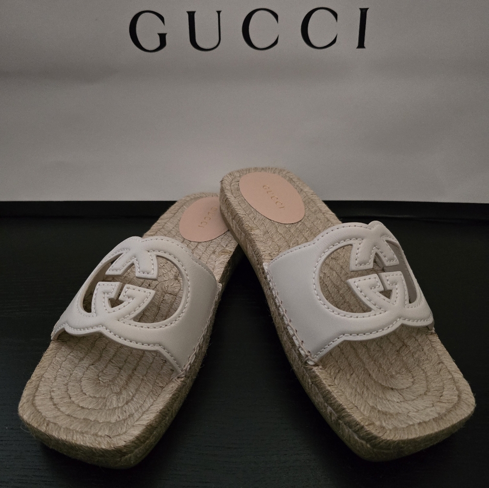 Gucci Interlocking G cut-out espadrilles